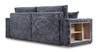 Диван-кровать угловой Оксфорд 713 композиция 1, шенилл MUZA 09 темно-синий, модульная система, сборка на любую сторону
