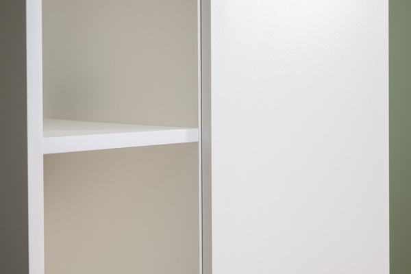 Шкаф Эйр 16.324.02 белый РЕ шагрень, собирается на любую сторону