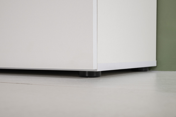 Прихожая Эйр композиция 2 белый PE шагрень, собирается на любую сторону