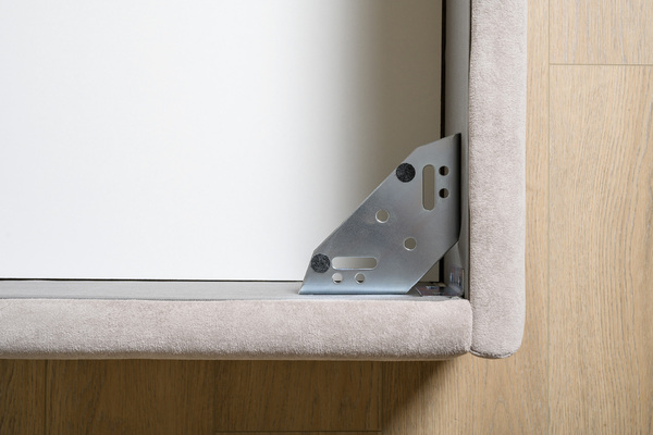 Кровать Марион 160 велюр OCEAN 005 темно-бежевый с ортопедическим основанием и подъемным механизмом (спальное место 160 х 200)