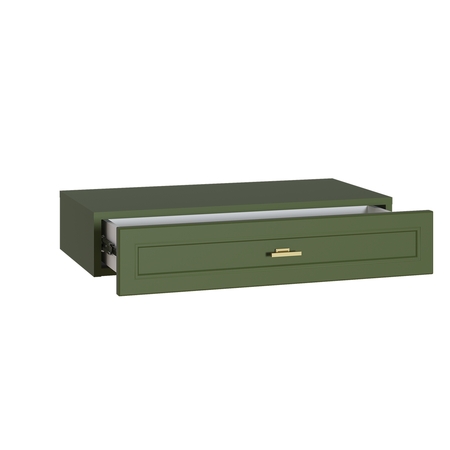 Стол-консоль Марион 12.318 дымчатый зеленый K521, олива шагрень AG 1050 ПВХ