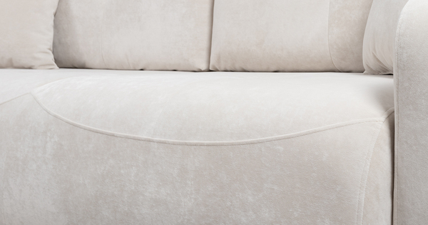 Диван-кровать прямой Марсель ТД 703 велюр Aura 02 белый