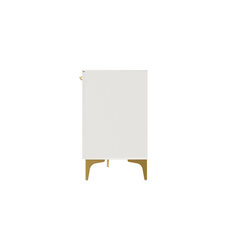 Тумба под ТВ Монтесито 16.66 Белый PE шагрень, белая шагрень 4101 ПВХ