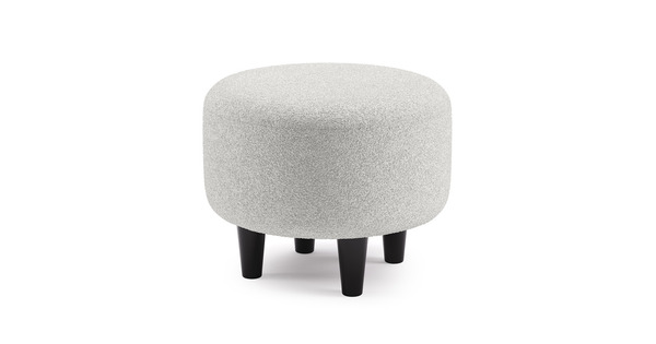 Пуф Шон ТП 270 велюр Romeo 02 белый