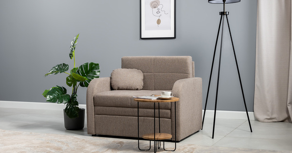 Кресло-кровать Тео (85) ТК 906 велюр Danco 290 бежевый