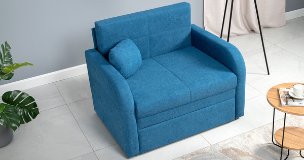 Кресло-кровать Тео (85) ТК 908 велюр Danco 784 синий